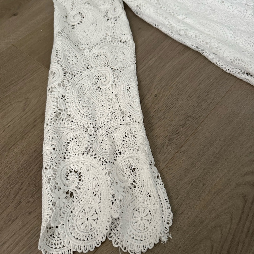 NWT Nasty gal Lace Tunic Long Sleeve Mini Dress - Picture 8 of 8